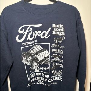 Ford Navy Blue Graphic Sweatshirt
